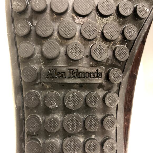 Allen Edmonds Guidare Tassel Driving Loafer Brown Crocodile Pattern Leather 9 - Picture 12 of 12